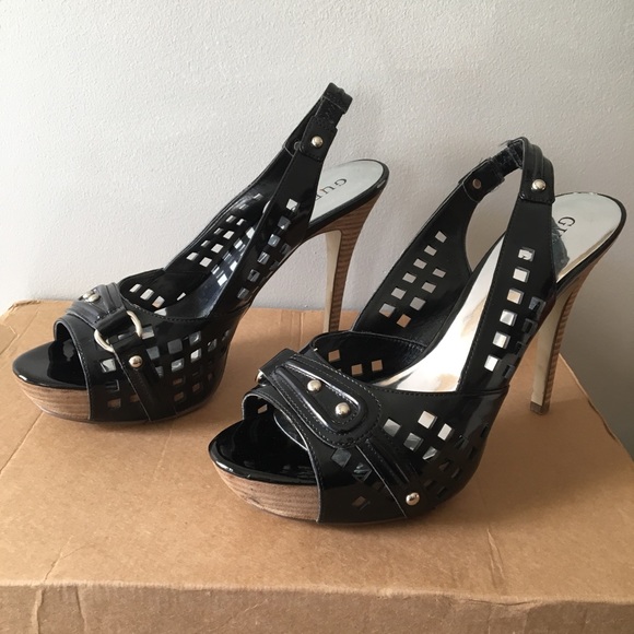 Guess Patent Leather Platform Heels - Picture 5 of 6